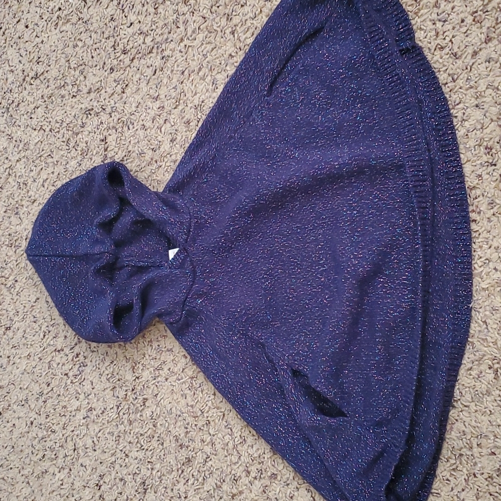 Girls knit poncho